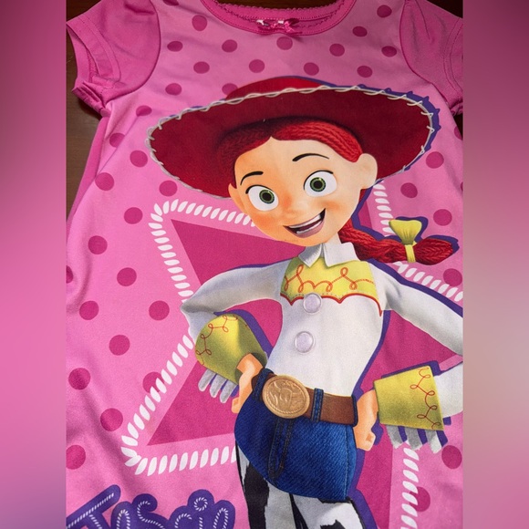 Disney Toy Story Vintage Y2K Jessie Kids Nightgown VGUC 4T - Picture 2 of 8